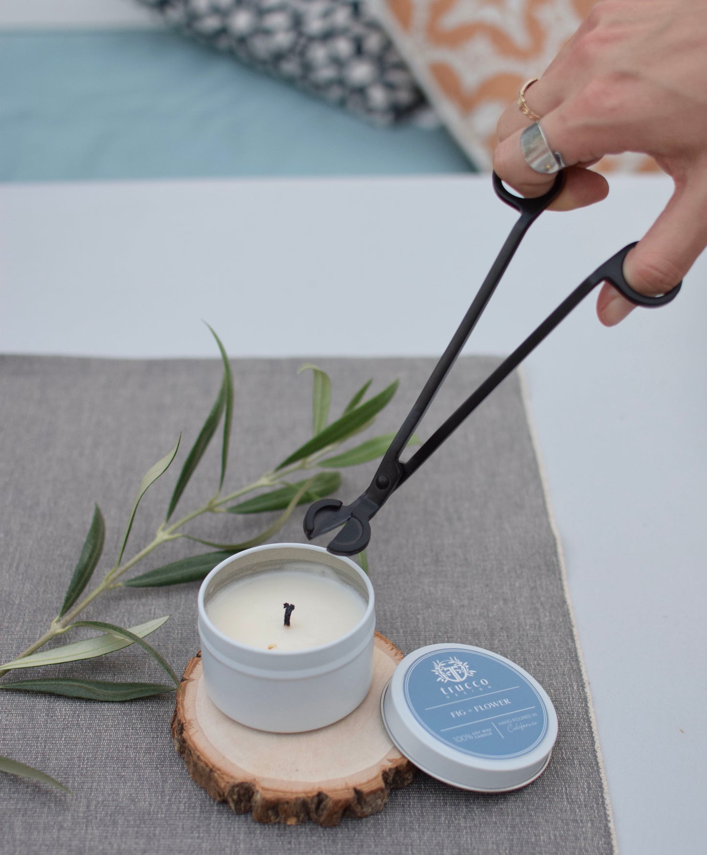 Wellness Candle Box Set - luxury gift box with 4 soy wax candles