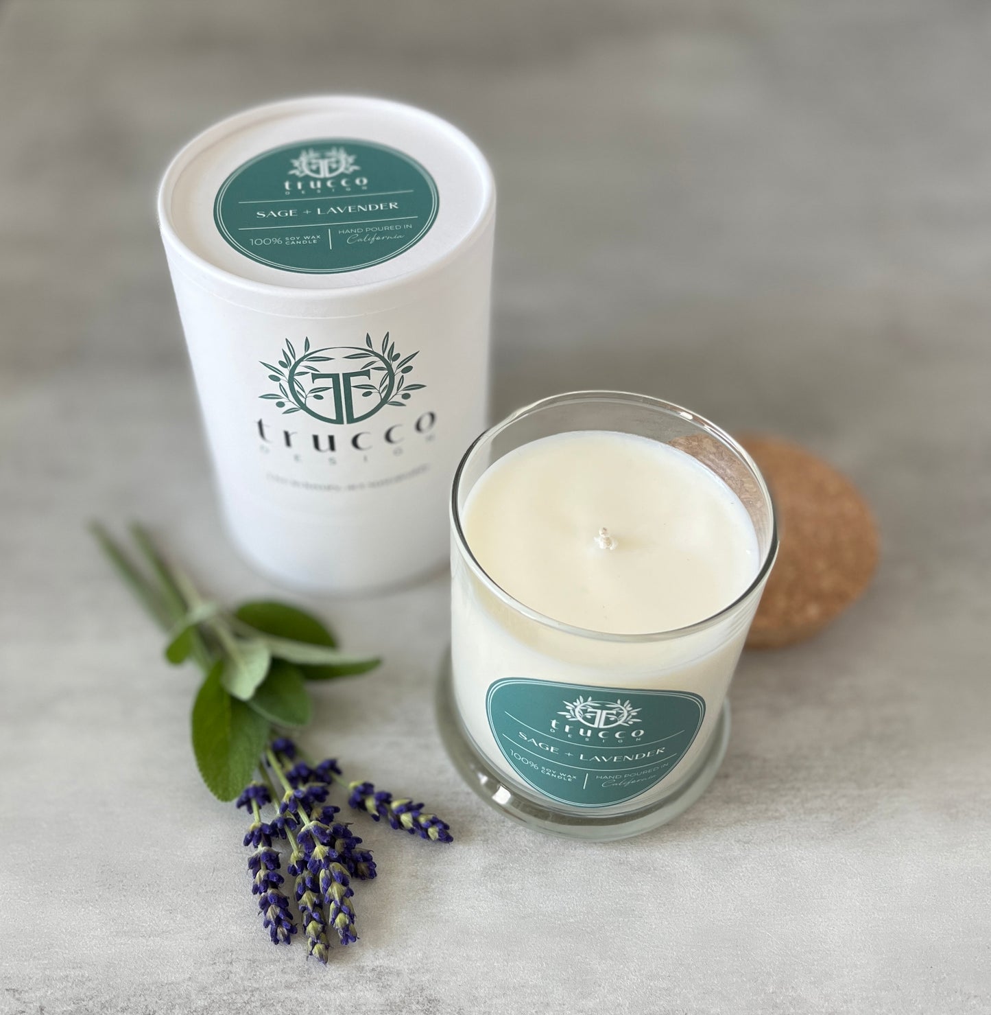 Sea Salt + Orchid Soy Candle