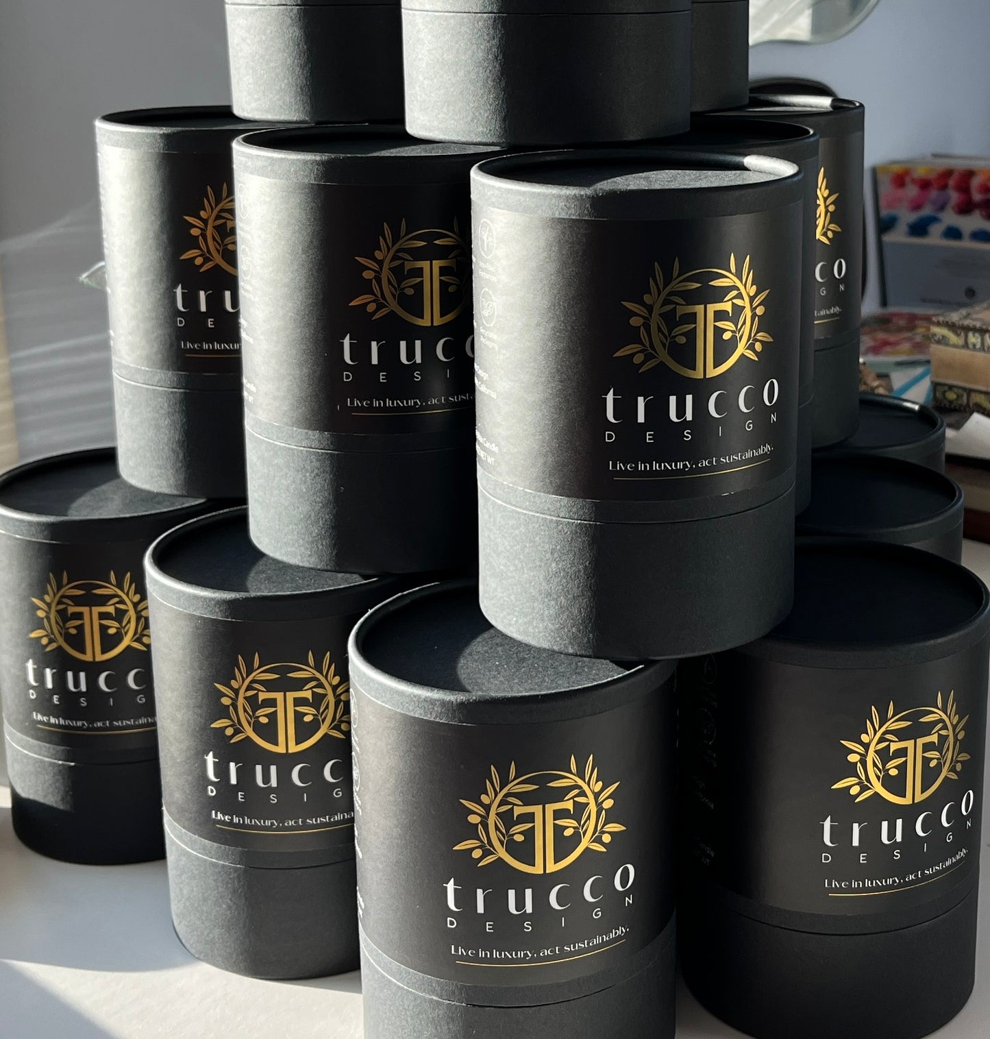 Moroccan Midnight-Gold & Black Package-Soy Wax Candle