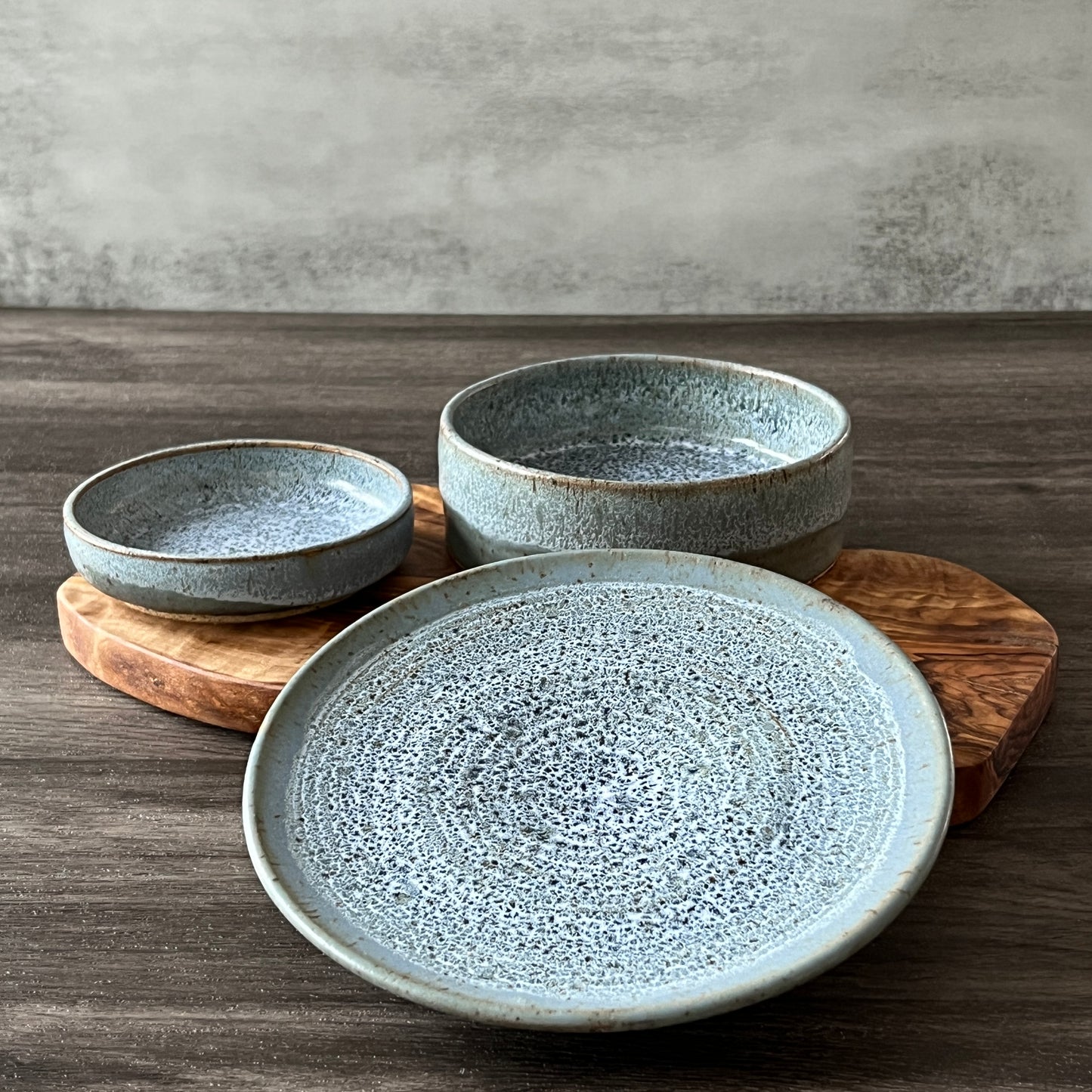 Ceramic Dish Set - Blues