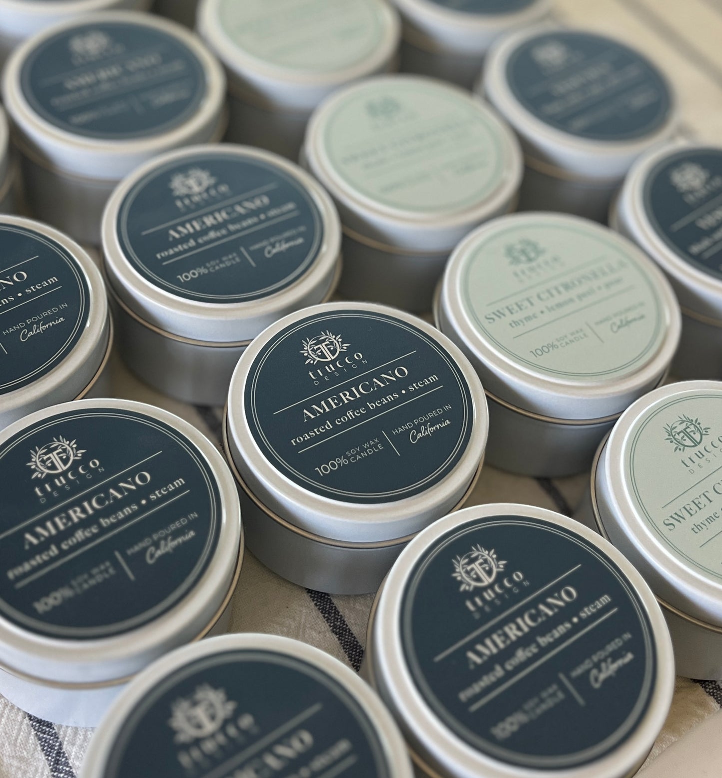 Ionian Sea Soy Candle: sea minerals · cypress · juniper