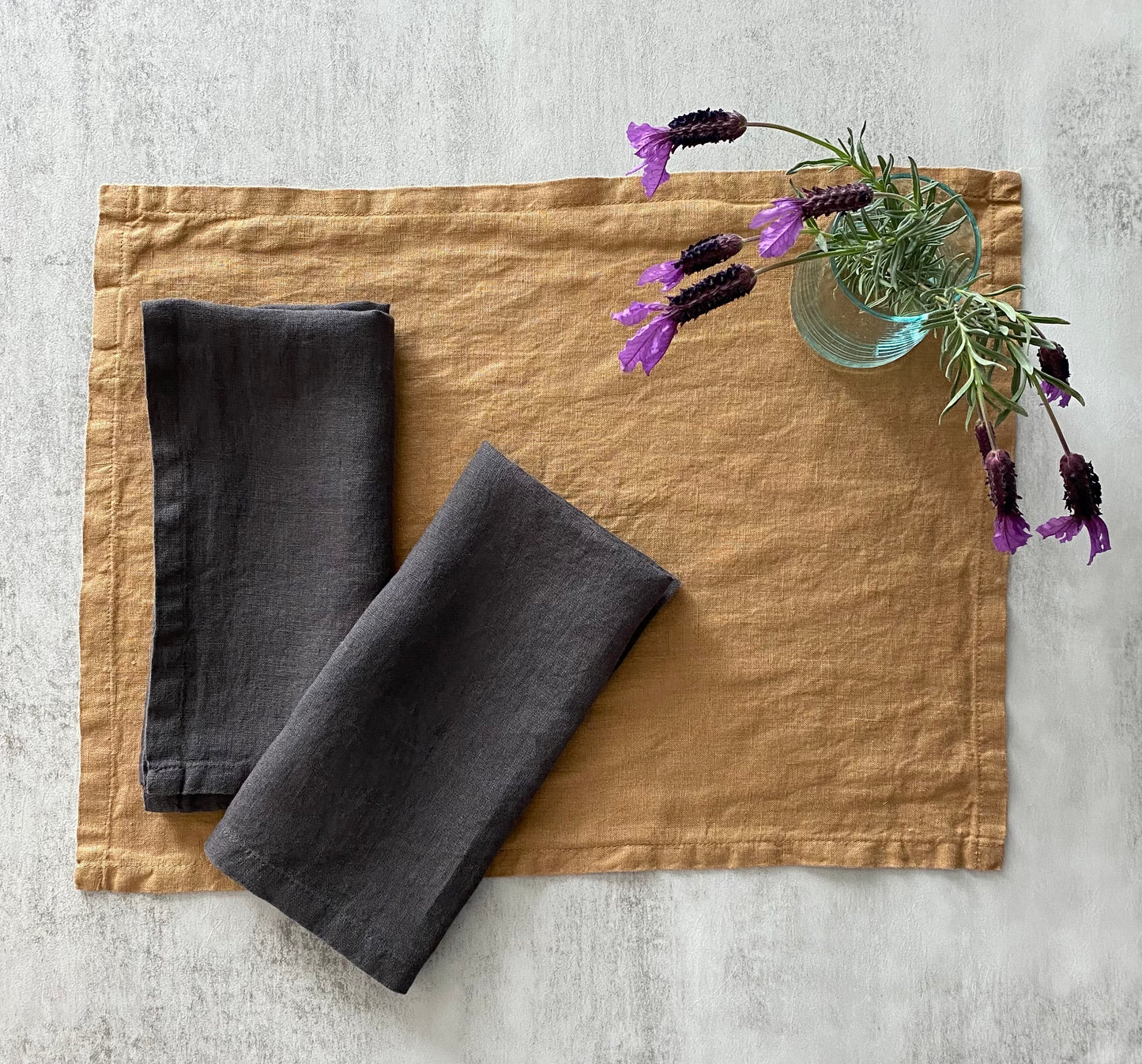 Linen Napkins - 100% Stonewashed Linen