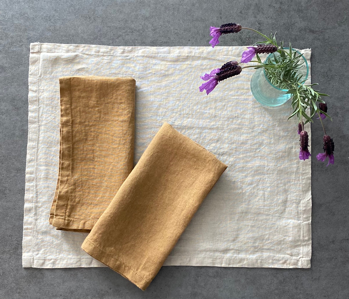 Linen Napkins - 100% Stonewashed Linen