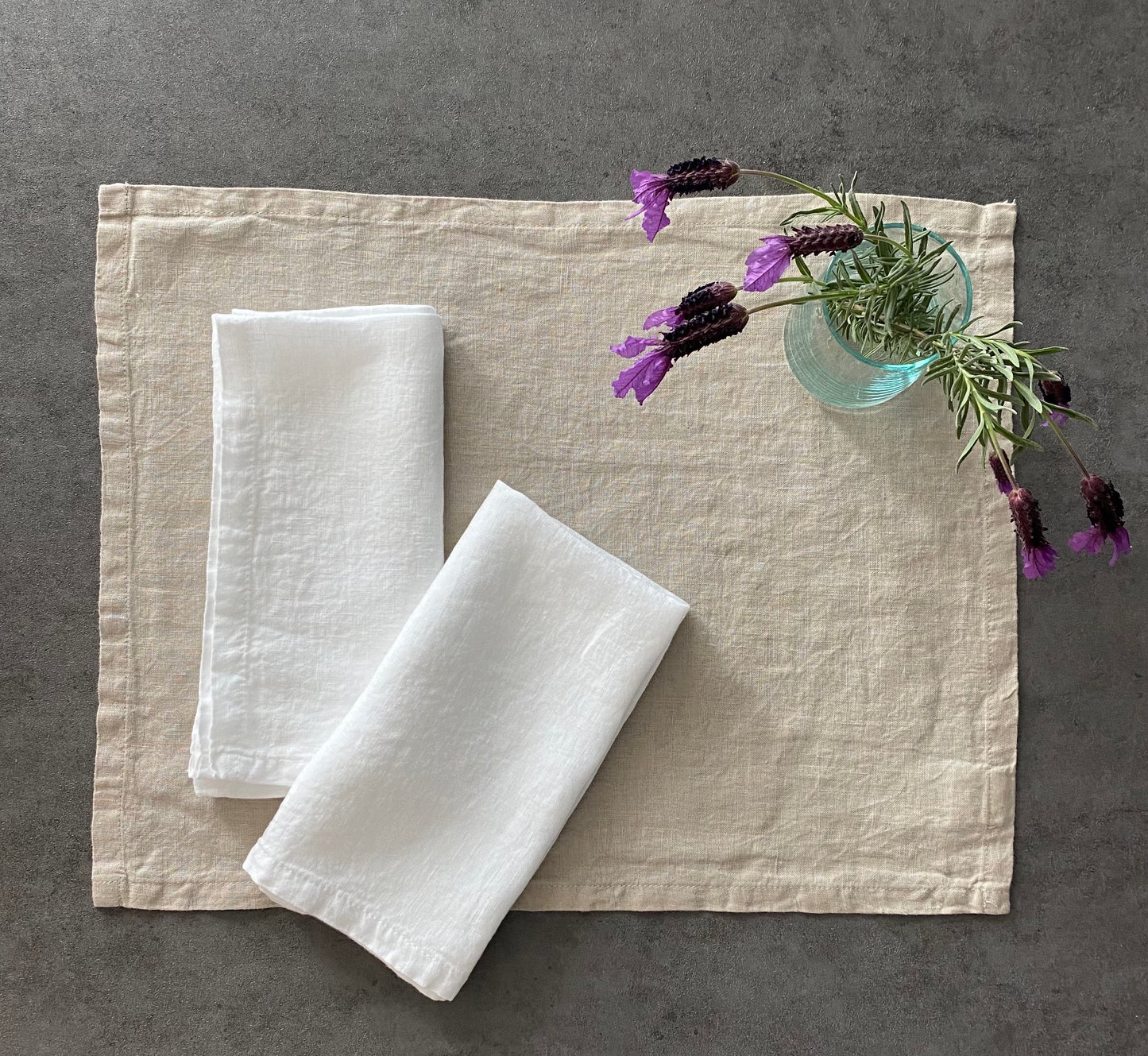 Linen Placemats - 100% Stonewashed Linen