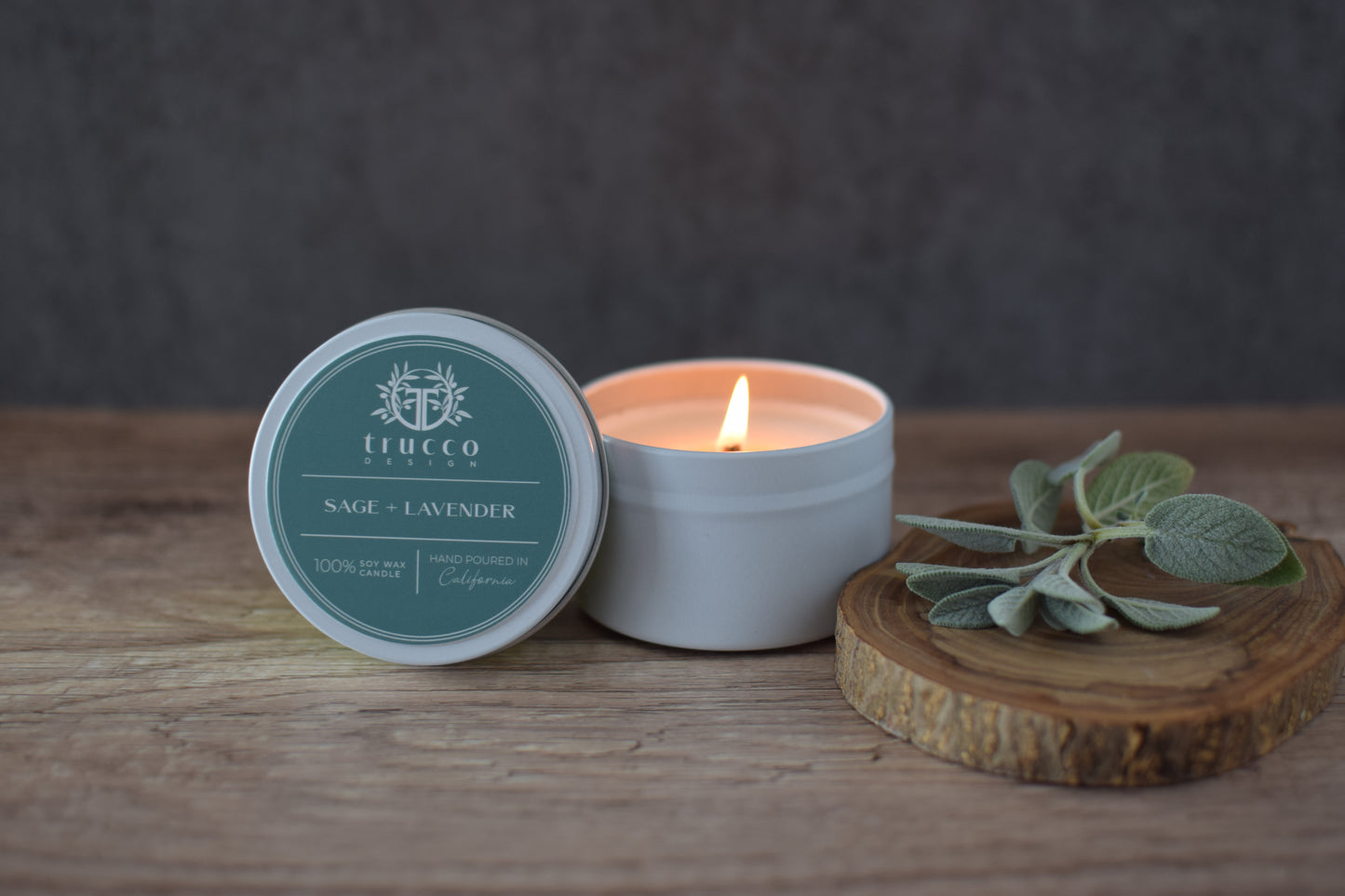 The Wellness Candle - natural soy wax, hand-poured, compact and giftable