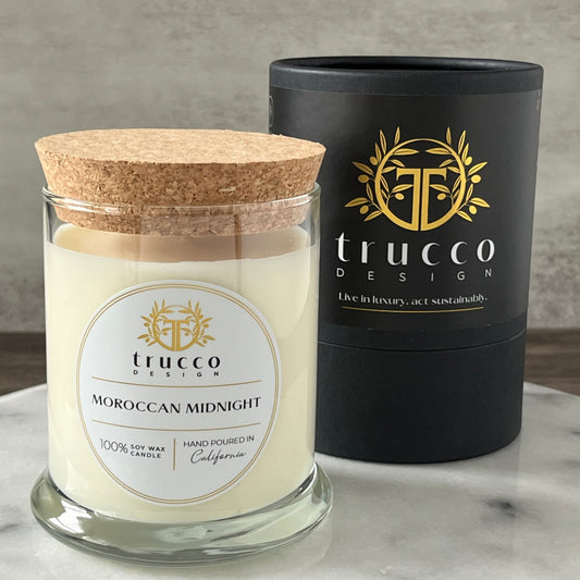 Moroccan Midnight-Gold & Black Package-Soy Wax Candle