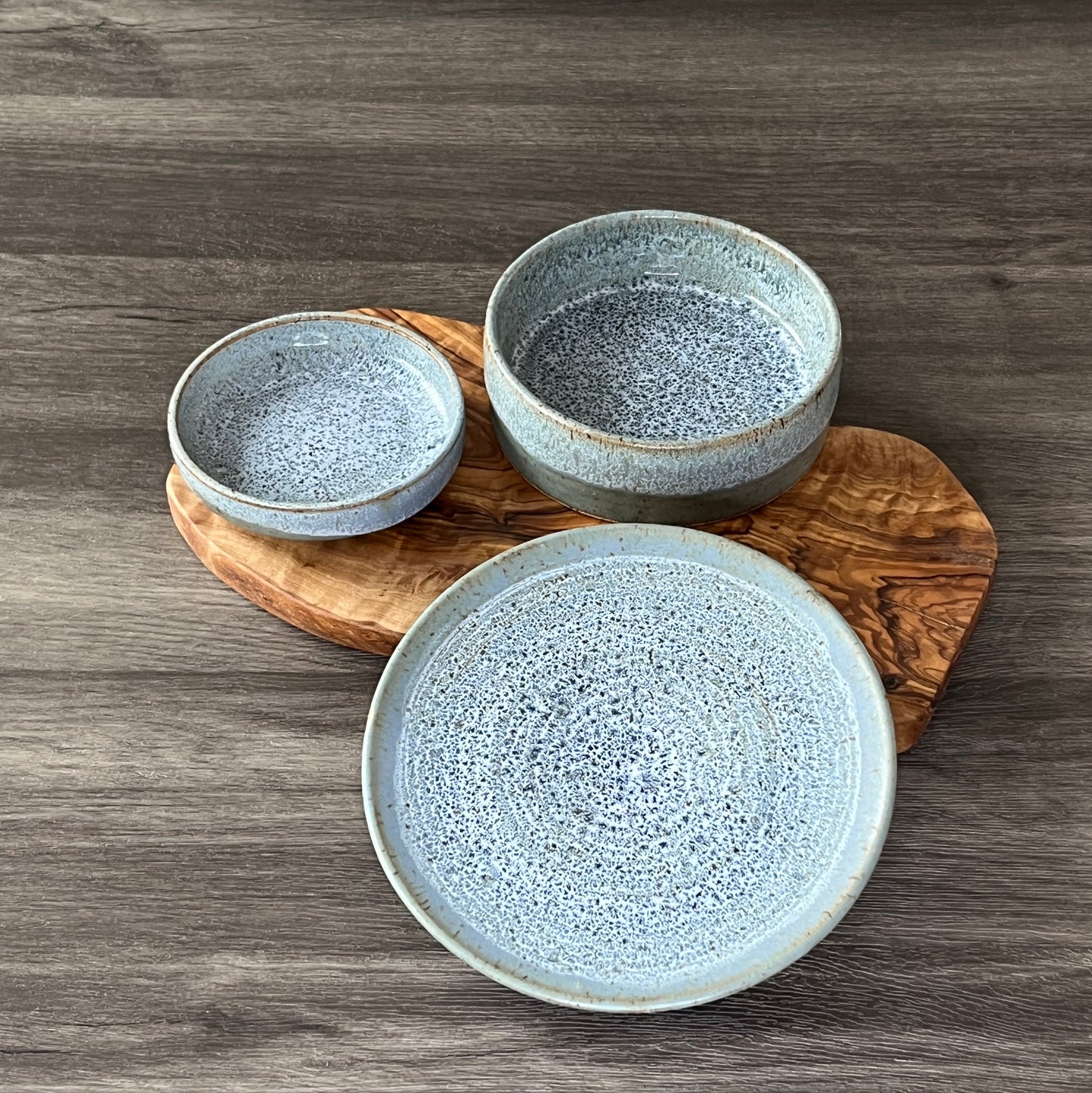 Ceramic Dish Set - Blues