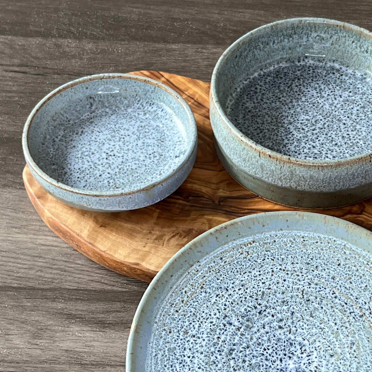 Ceramic Dish Set - Blues