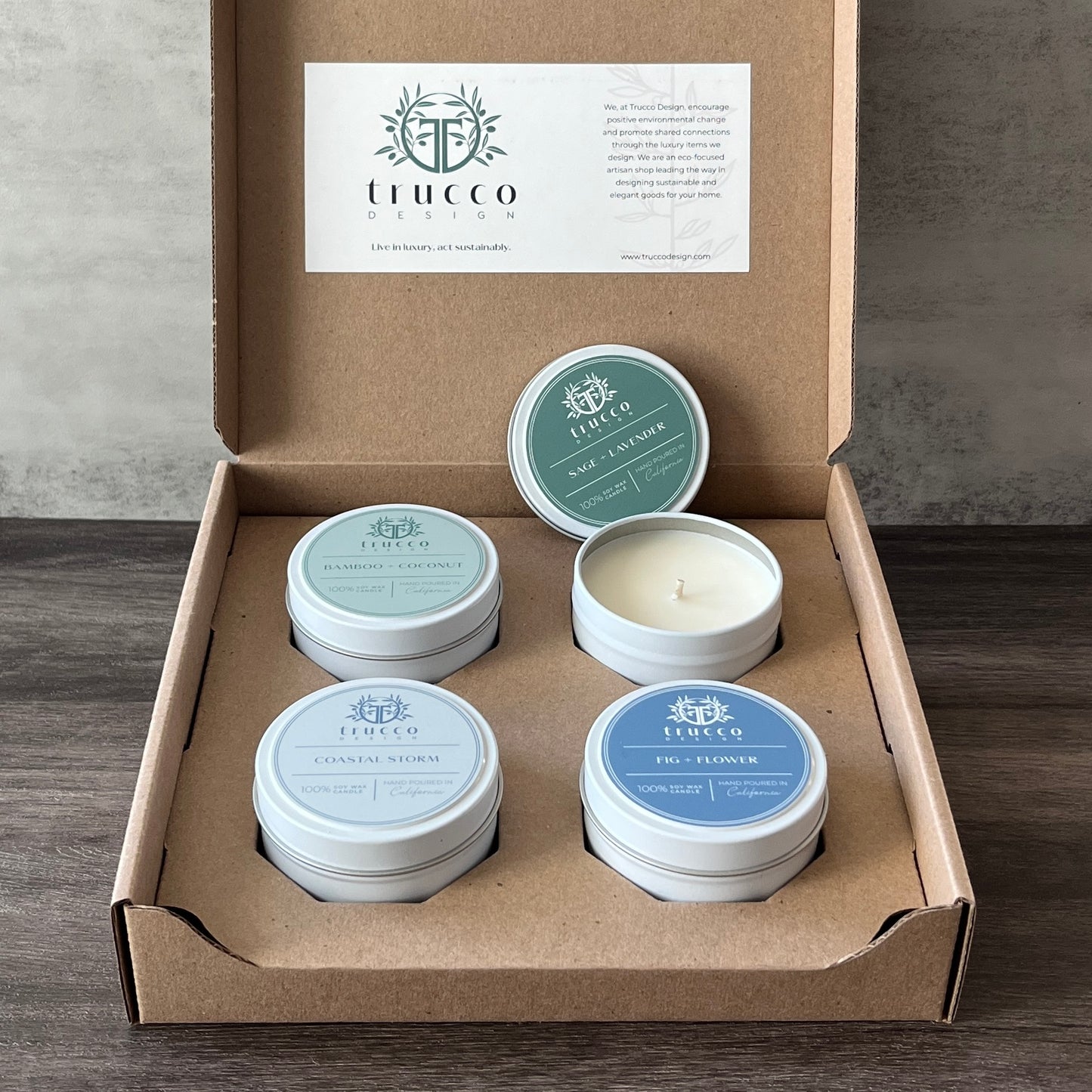 Traveler Candle Gift Box Set - Spa Day Collection