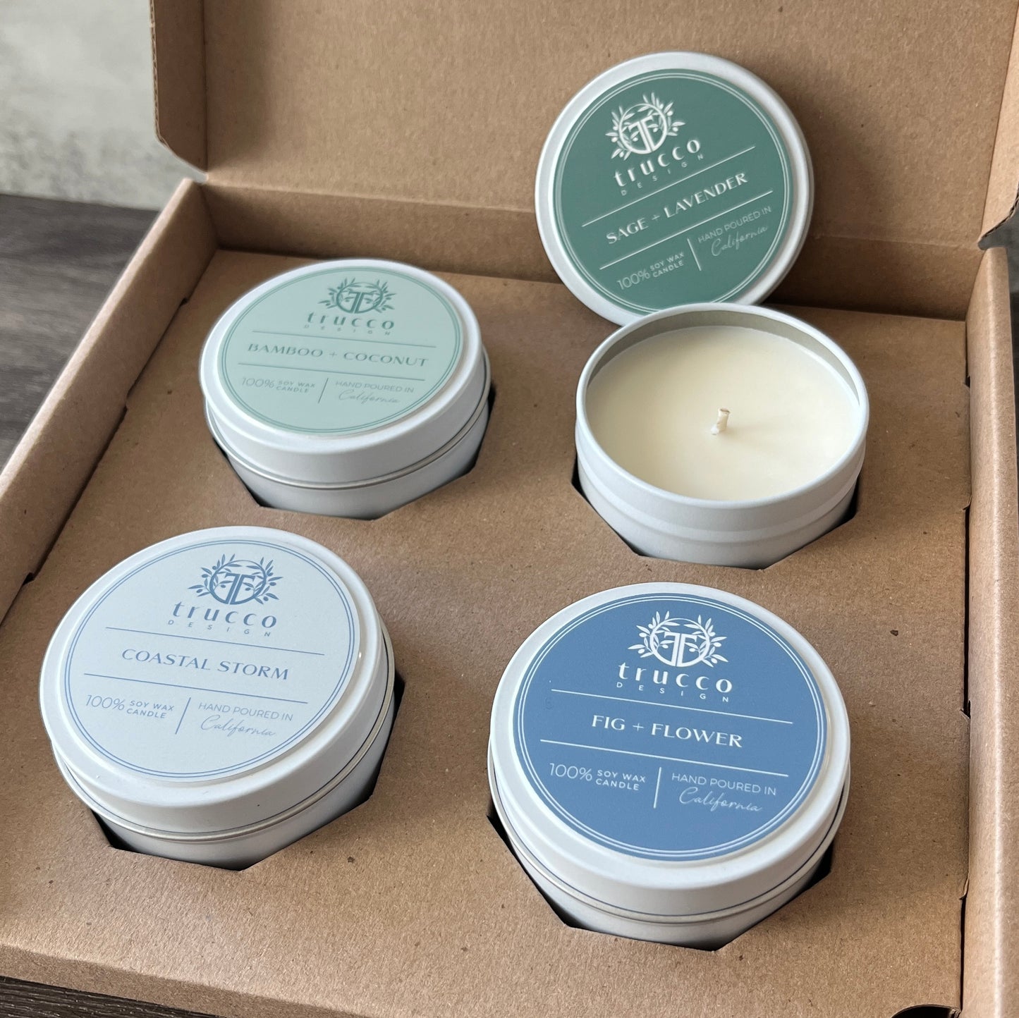 Traveler Candle Gift Box Set - Spa Day Collection