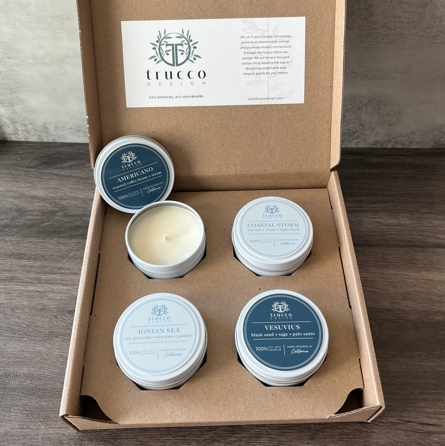 Traveler Candle Gift Box Set - NEW Mediterranean Vibe Collection