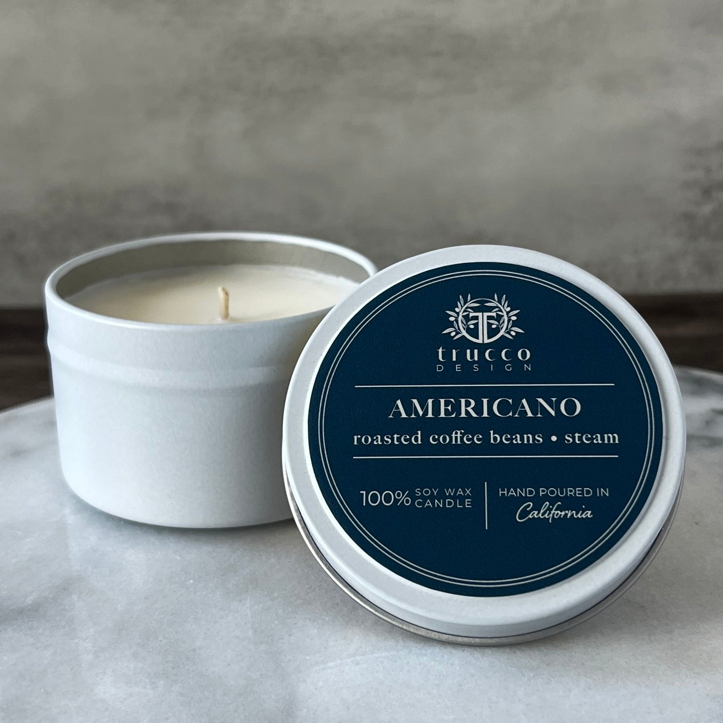 Americano Soy Candle: roasted coffee