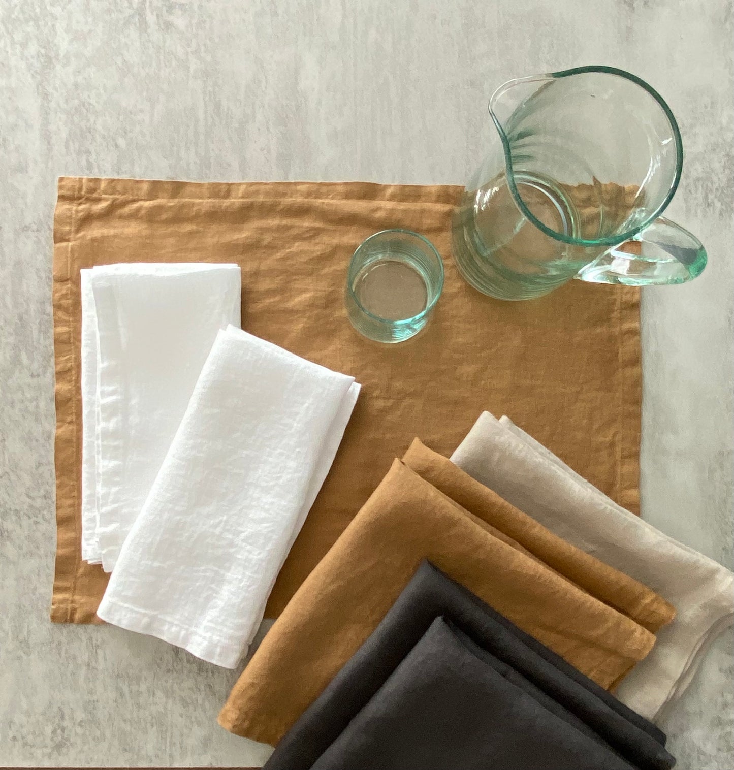 Linen Placemats - 100% Stonewashed Linen